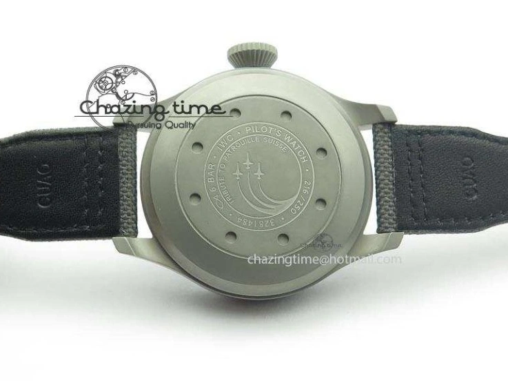 MIROTIME 0109 SunProtective Big Pilot Real PR IW500910 “Patrouille Suisse” ZF 1:1 Best Edition On Gray Nylon Strap 7278